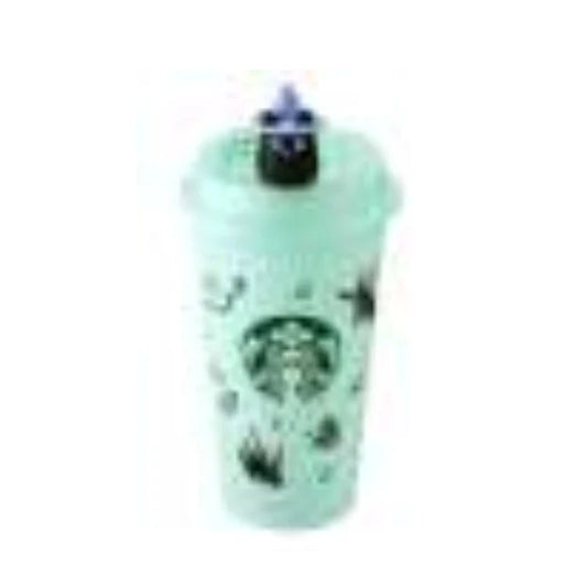 vasos de plástico con tapón de la serie Halloween de Starbucks Taiwán 2025 (parte 1)