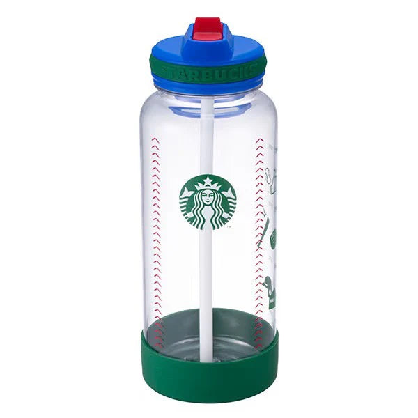 Botella de Agua de Plastico Starbucks Taiwan 2026 Baseball Series Plastic Cup 946ml