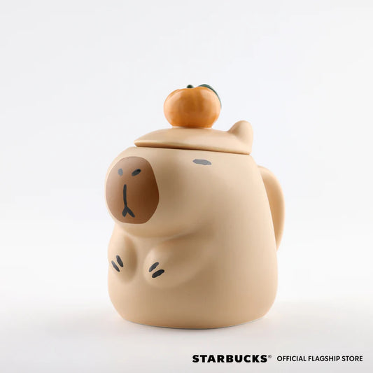 Taza de Ceramica con tapa Starbucks Philippines 2026 Capy Citrus series 12oz