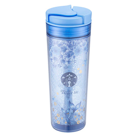 Starbucks Taiwan 2026 101 store series Blue Color Fenghua Tumbler 473ml 16oz
