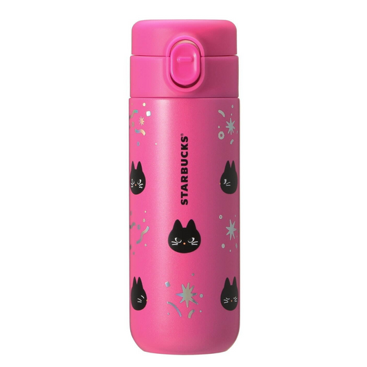 Botella de Acero Inoxidable Gatito Rosa Japon Lives Tiktok