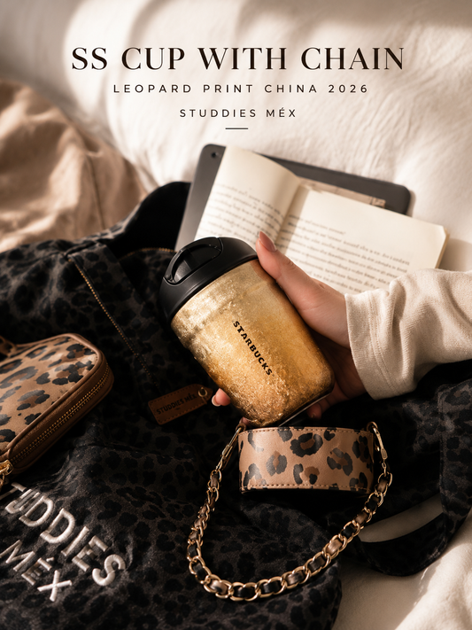 Vaso SS con funda de cadena serie estampado de leopardo China 2026