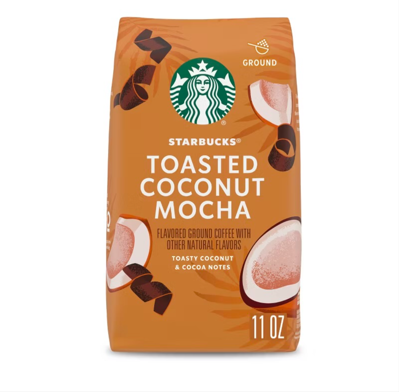 Café molido tostado de coco tostado Starbucks, café molido tostado - 11 oz US goods