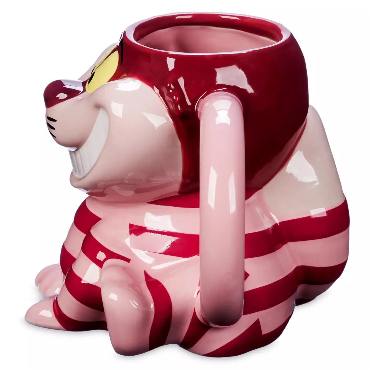 Taza esculpida del gato de Cheshire: Alicia en el país de las maravillas 19oz