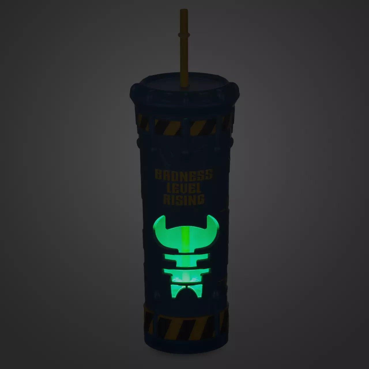 Vaso iluminado con popote de Stitch US Goods