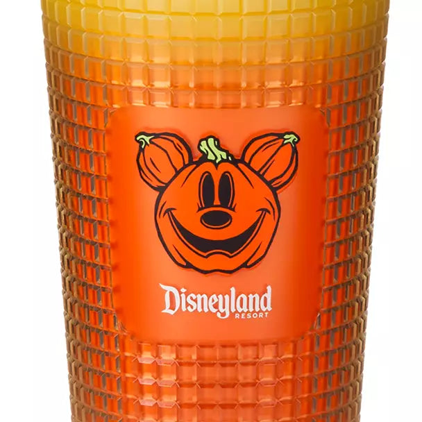 Mickey Mouse Halloween Candy Corn Starbucks® Vaso con Popote– Disneyland