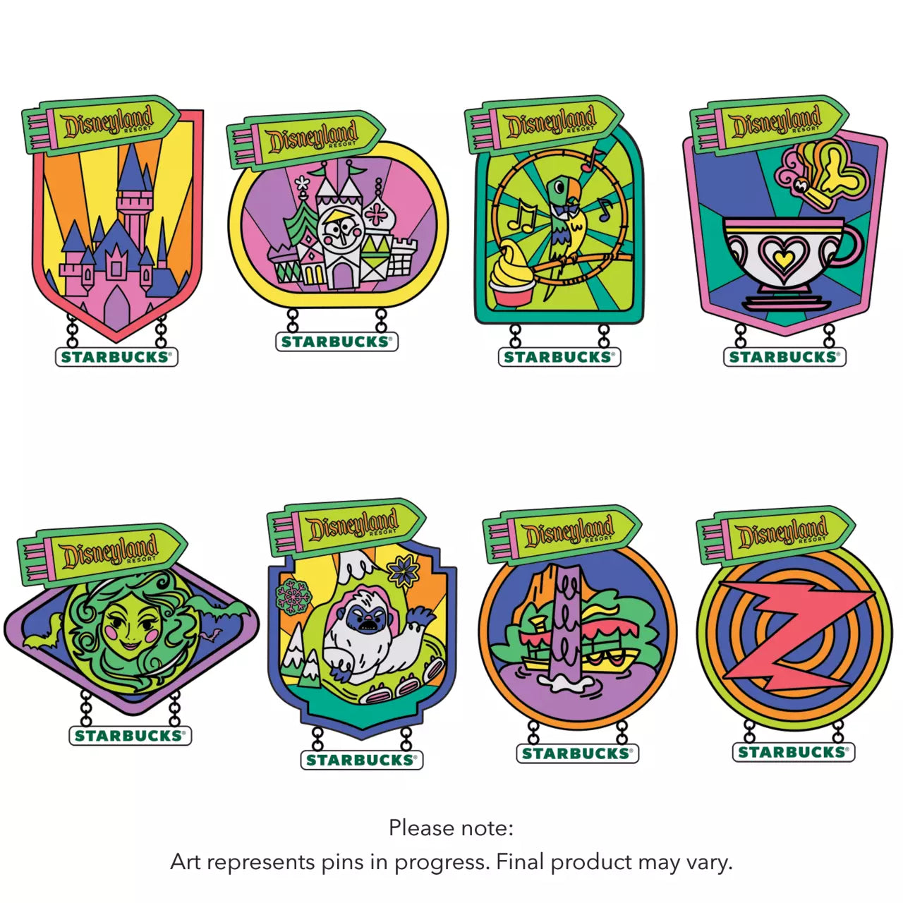 Vaso Venti  Disneyland Starbucks® con Pin Sorpresa