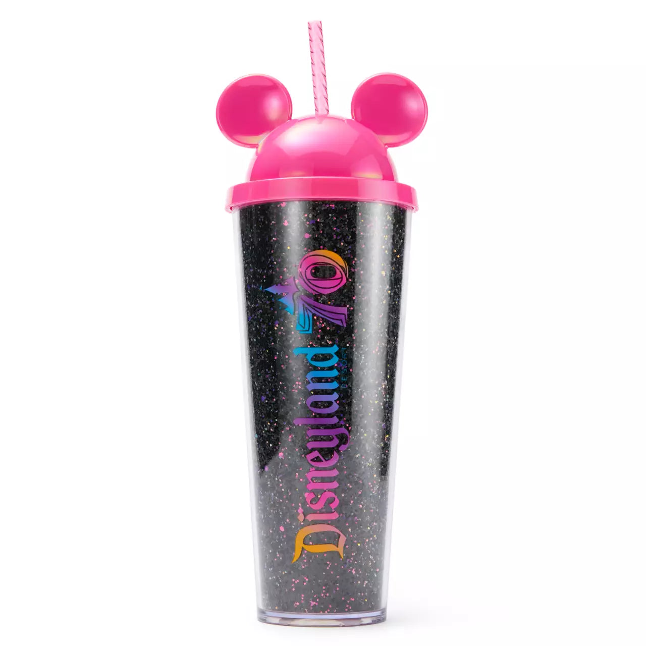 Vaso Venti Starbucks® de Mickey Mouse con popote – 70.º aniversario de Disneyland