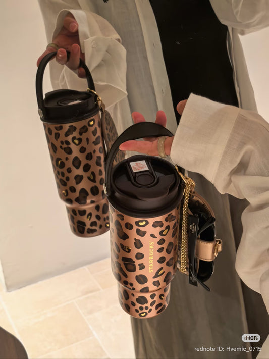 Starbucks Starbucks China Serie Estampado de Leopardo 2026 Acero Inoxidable