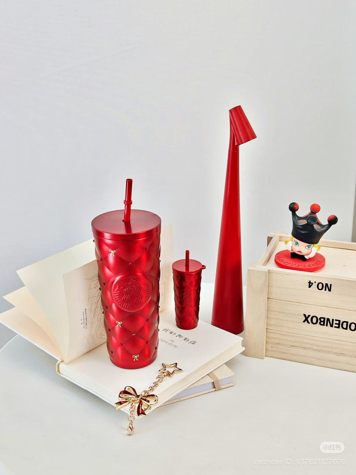 Starbucks China Christmas 2026 | Red Rhinestone Tumbler Gift Set