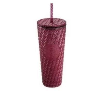 Vaso Venti Chained Magenta 24oz Tumbler Starbucks 2024 Taiwan Christmas