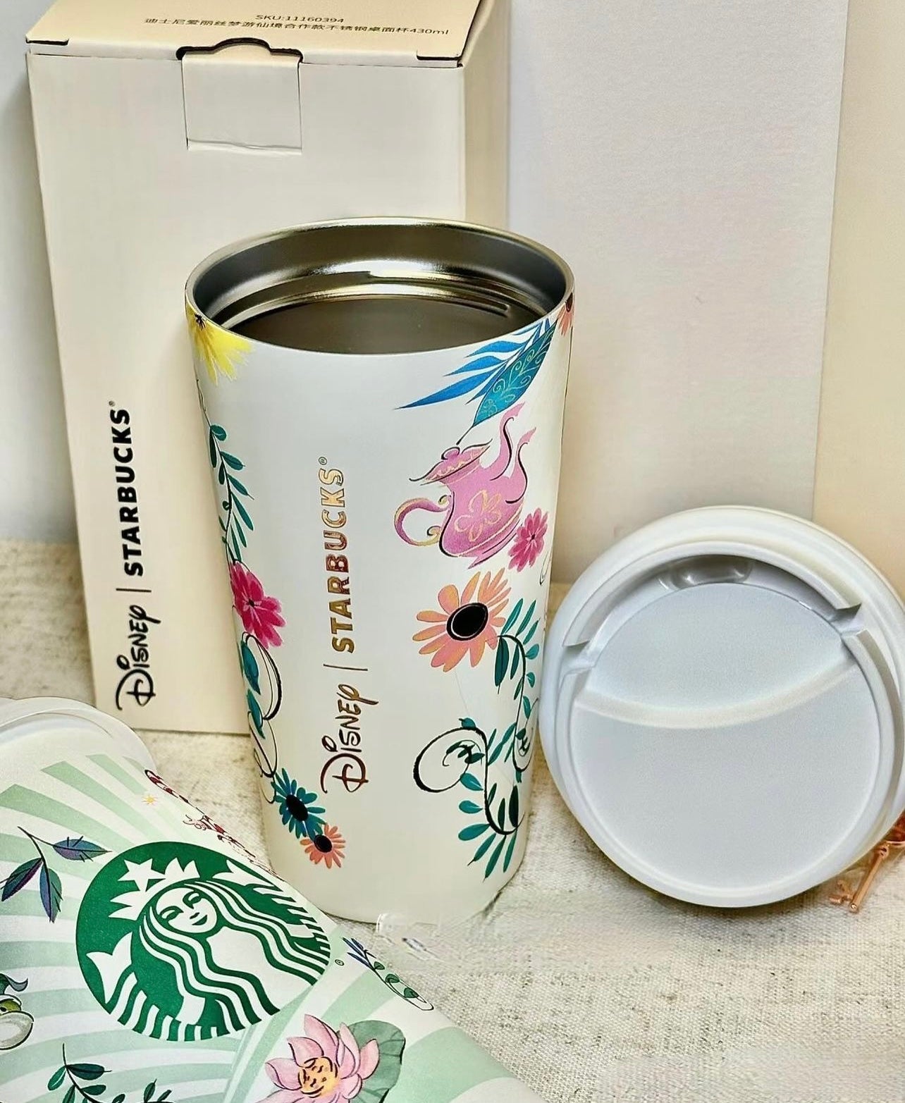 Disney x Starbucks China Alice in Wonderland Vaso Acero Inoxidable