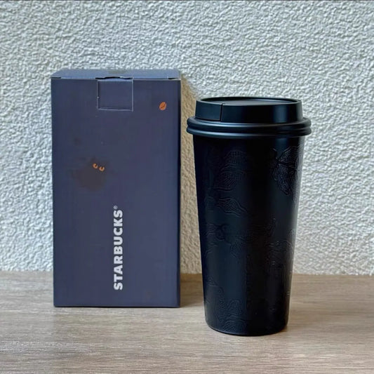 Starbucks 2025 China Halloween Black 15oz SS Tumbler
