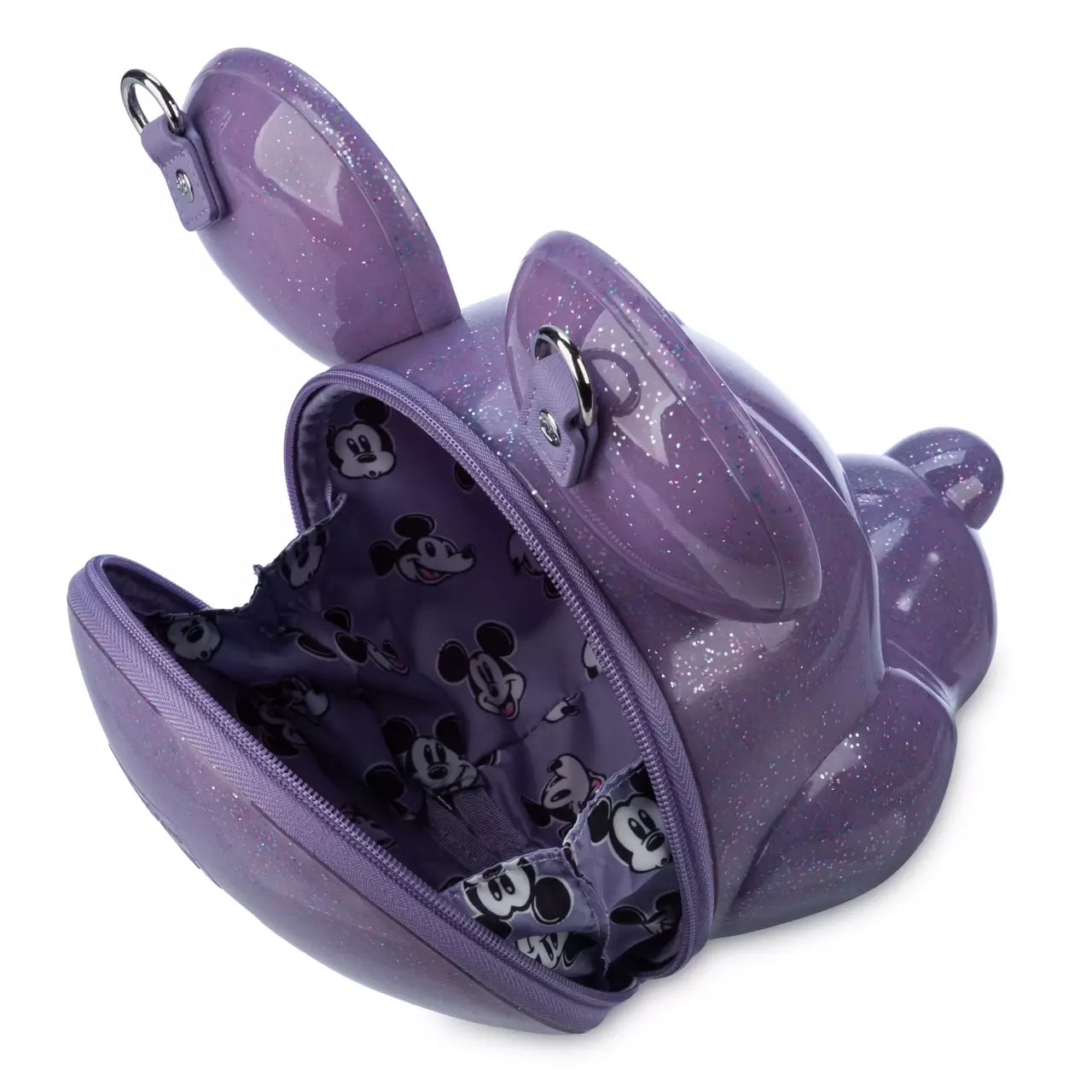 Bolsa Loungefly moldeada con Mickey Mouse, color morado Disney US
