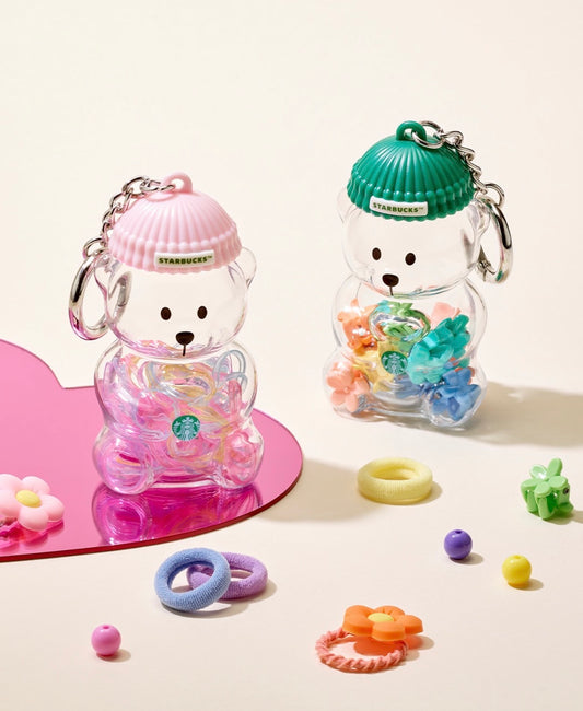 Llavero bearista de cristal de Starbucks Corea