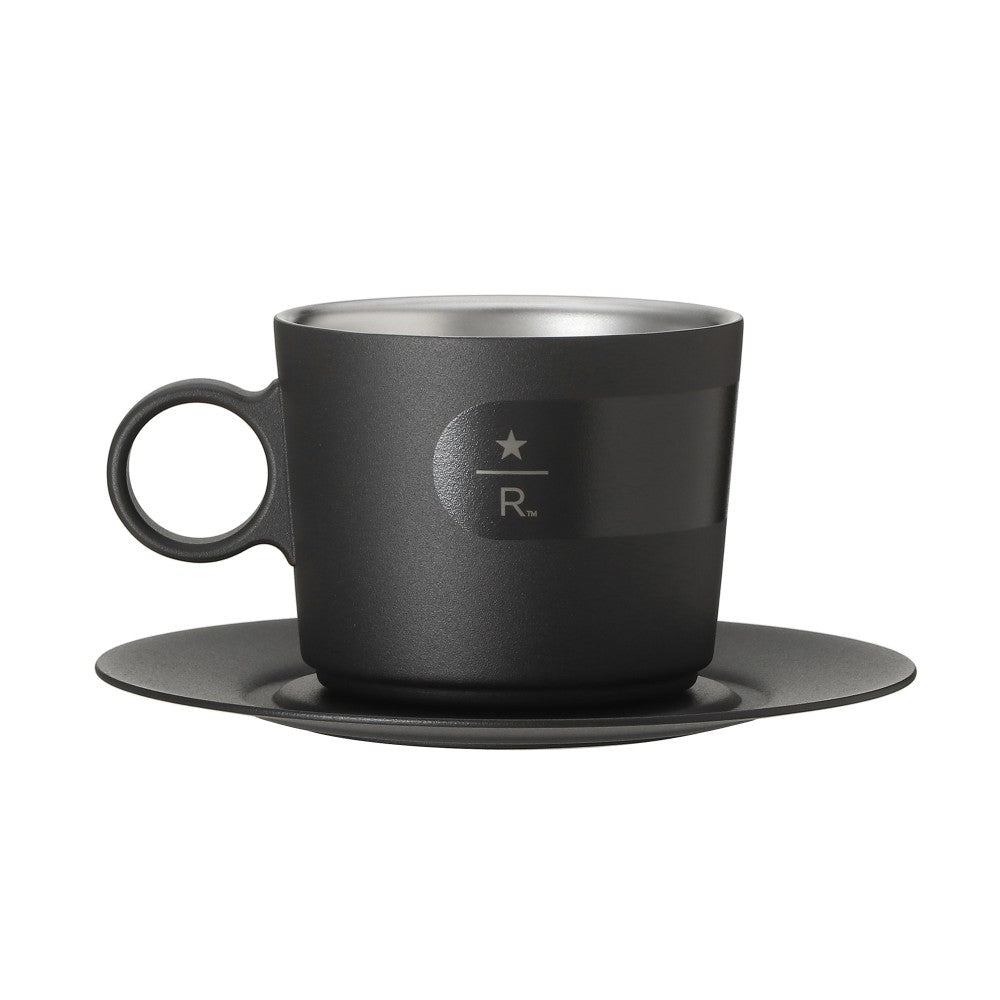 STARBUCKS RESERVE Japon Taza y platillo de acero inoxidable STANLEY negro 192 ml