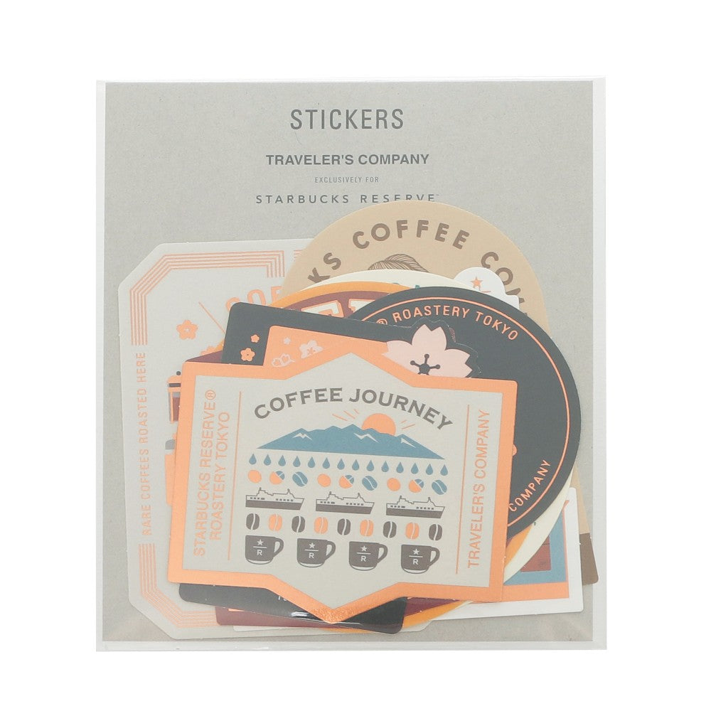 Juego de pegatinas para viajeros de Starbucks Reserve Roastery  Travel Tokyo Roastery 2026