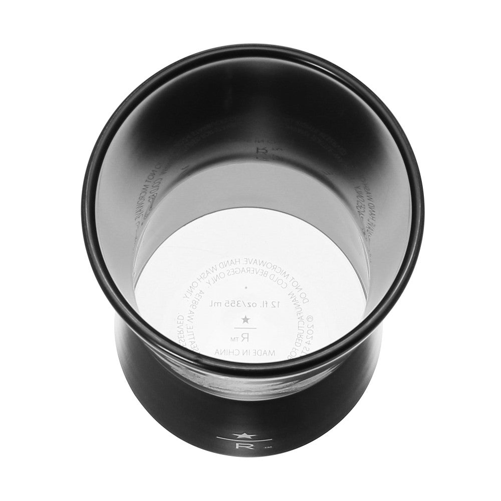 Vaso de silo WILDSIDE Starbucks Reserve® negro de 355 ml