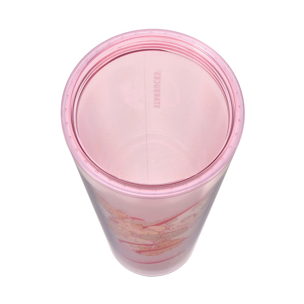 Vaso Venti con popote de Corazon Starbucks Japan 2025 Valentine's Day Straw Cup 710ml
