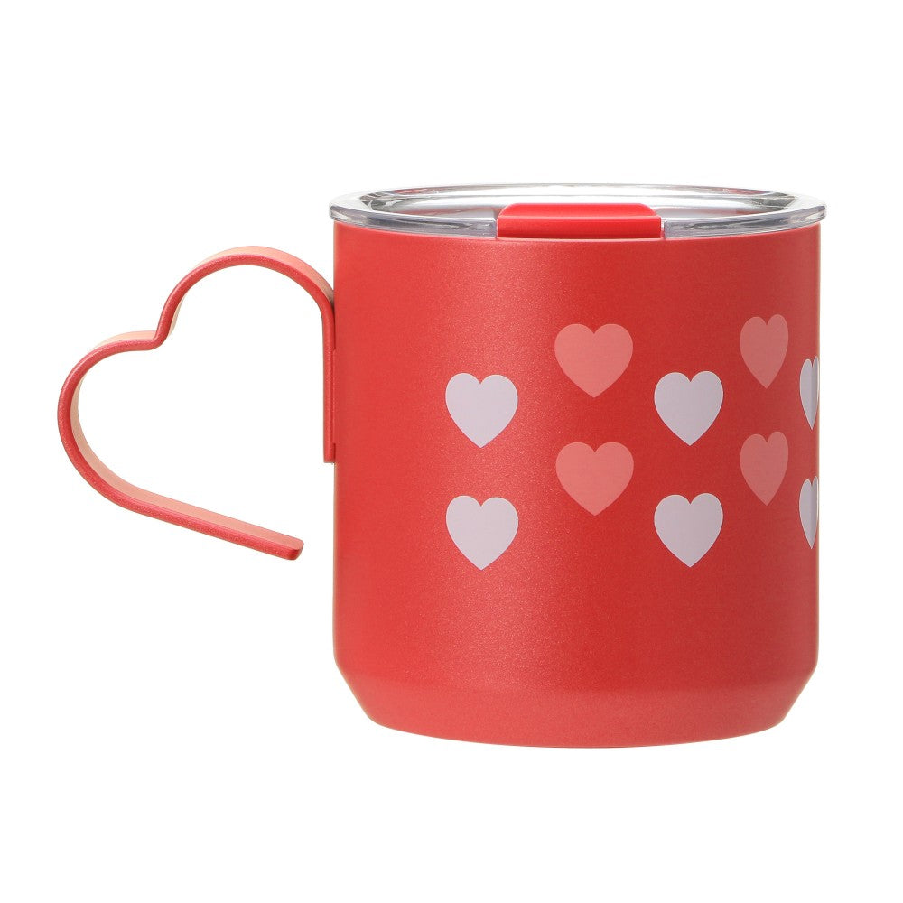 Taza de Acero inoxidable con asa en forma de corazón Starbucks Japan 2025 Valentine's Day 355ml