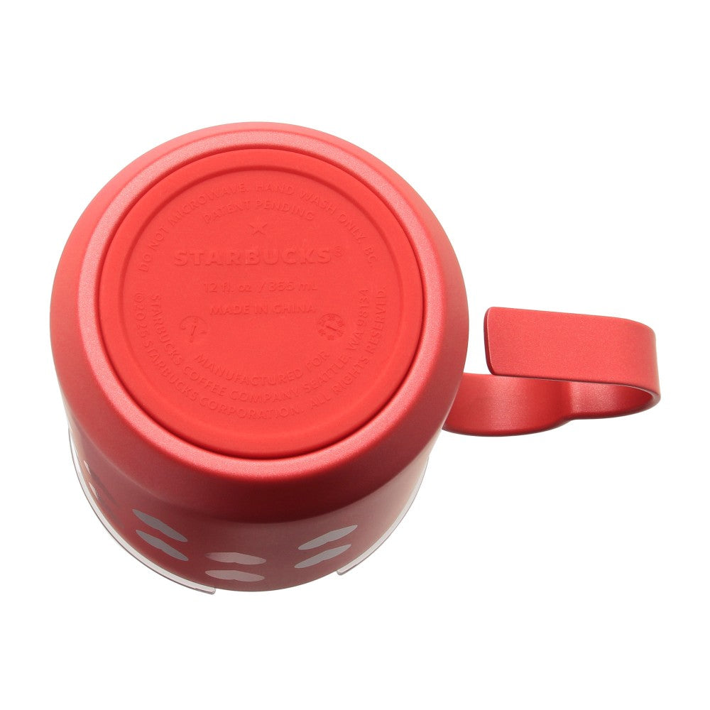 Taza de Acero inoxidable con asa en forma de corazón Starbucks Japan 2025 Valentine's Day 355ml
