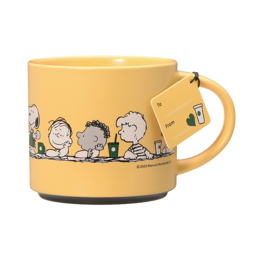 Taza de Ceramica Amarilla Japon PEANUTS X Starbucks 414ml