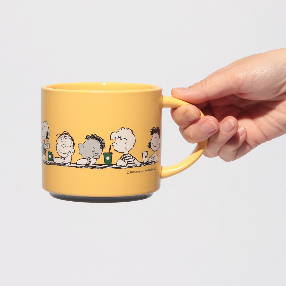 Taza de Ceramica Amarilla Japon PEANUTS X Starbucks 414ml