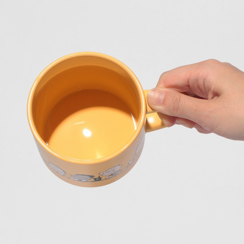 Taza de Ceramica Amarilla Japon PEANUTS X Starbucks 414ml