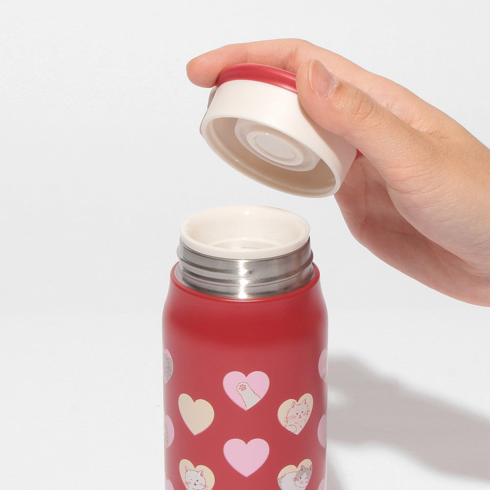 Termo Thermos de acero inoxidable Starbucks Japan 2025 Valentine's Day Red Love  355ml