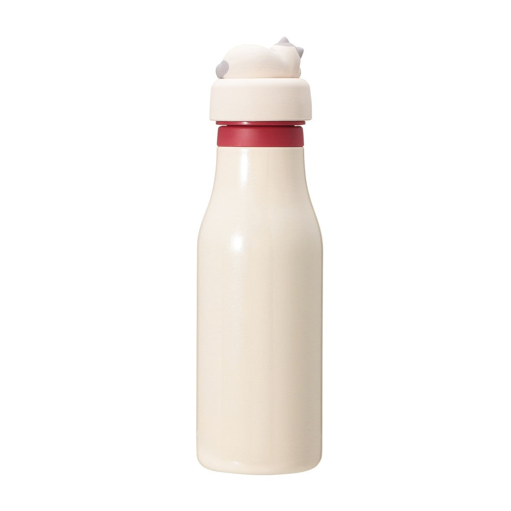 Botella de Leche blanca de acero inoxidable Starbucks Japan 2025 Valentine's Day 473ml