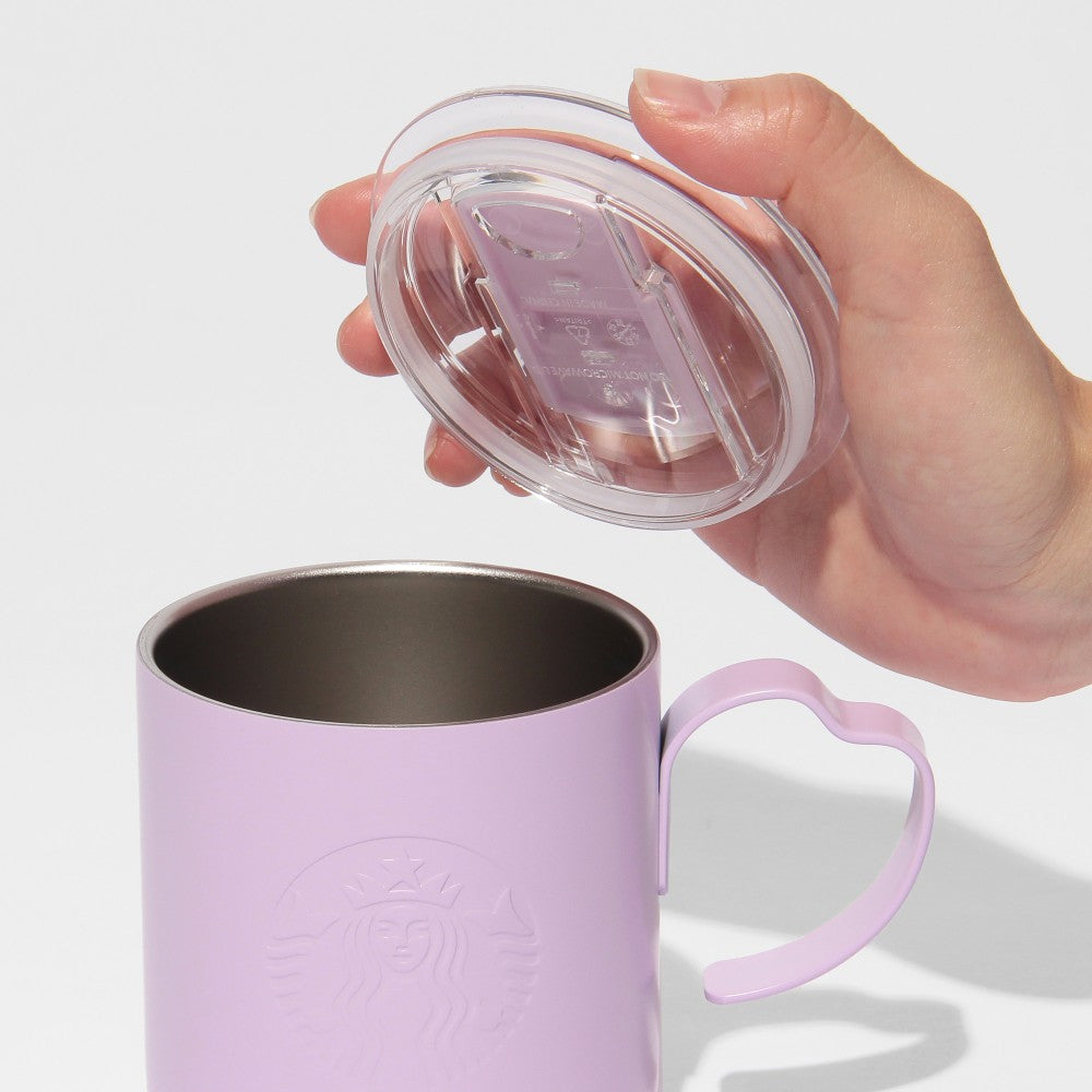 Taza de Acero Inoxidable Morada Starbucks Japan 2025 Sakura Season2 series