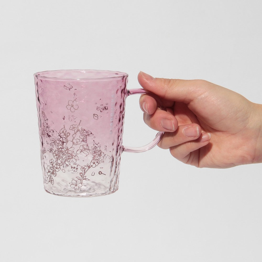 Taza de Vidrio Starbucks Japan 2025 Sakura Season2 series glass cup 355ml