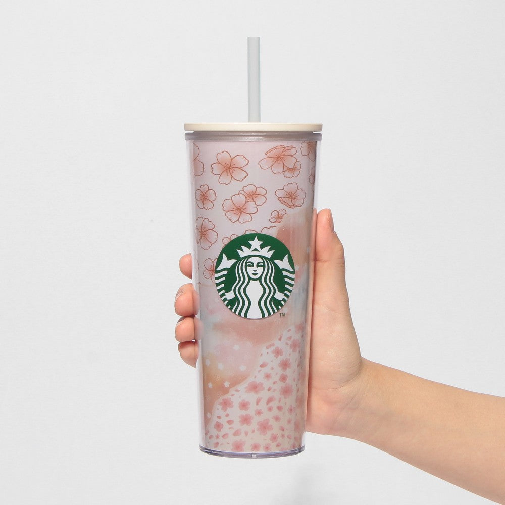 Vaso de Acrilico Starbucks Japan 2025 Sakura series  414ml