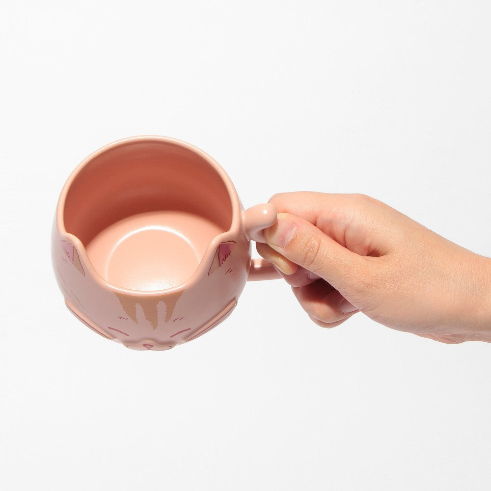 Taza de Ceramica en forma de Gato rosa Starbucks Japan 2025 Valentine's Day355ml