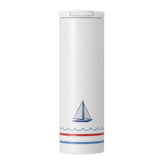 Termo de acero inoxidable con borde marino de 473 ml Marine Look Collection Japan 2025