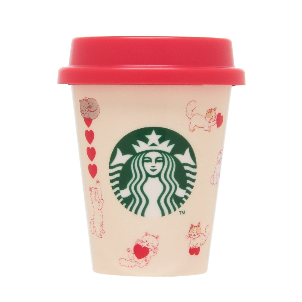 Minicup Starbucks Japan 2025 Valentine's Day Valentine's Day mini ornament