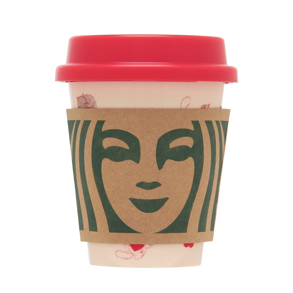 Minicup Starbucks Japan 2025 Valentine's Day Valentine's Day mini ornament