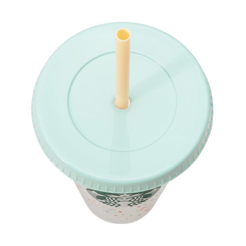 Vaso reutilizable para bebidas con copos de colores de 710 ml Enjoy the Day Out Japon 2025