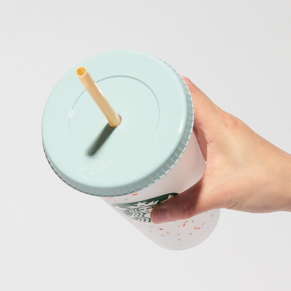 Vaso reutilizable para bebidas con copos de colores de 710 ml Enjoy the Day Out Japon 2025