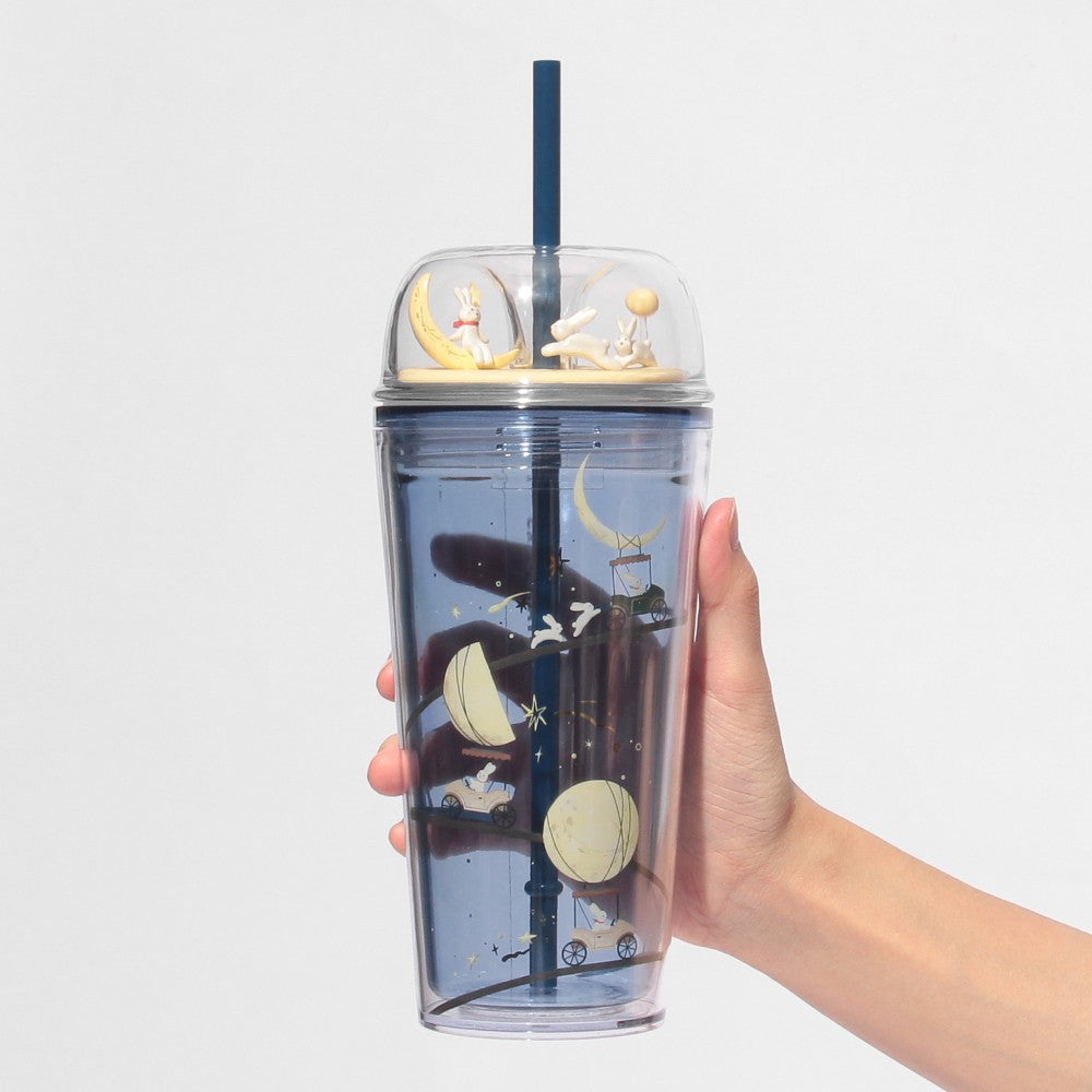 Vaso frío con figura de conejo del Festival de Otoño 2025, 473 ml Starbucks Japon