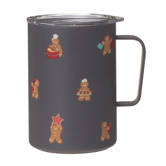 Taza de acero inoxidable MiiR con diseño de hombre de jengibre , 473 ml Holiday Japan 2025