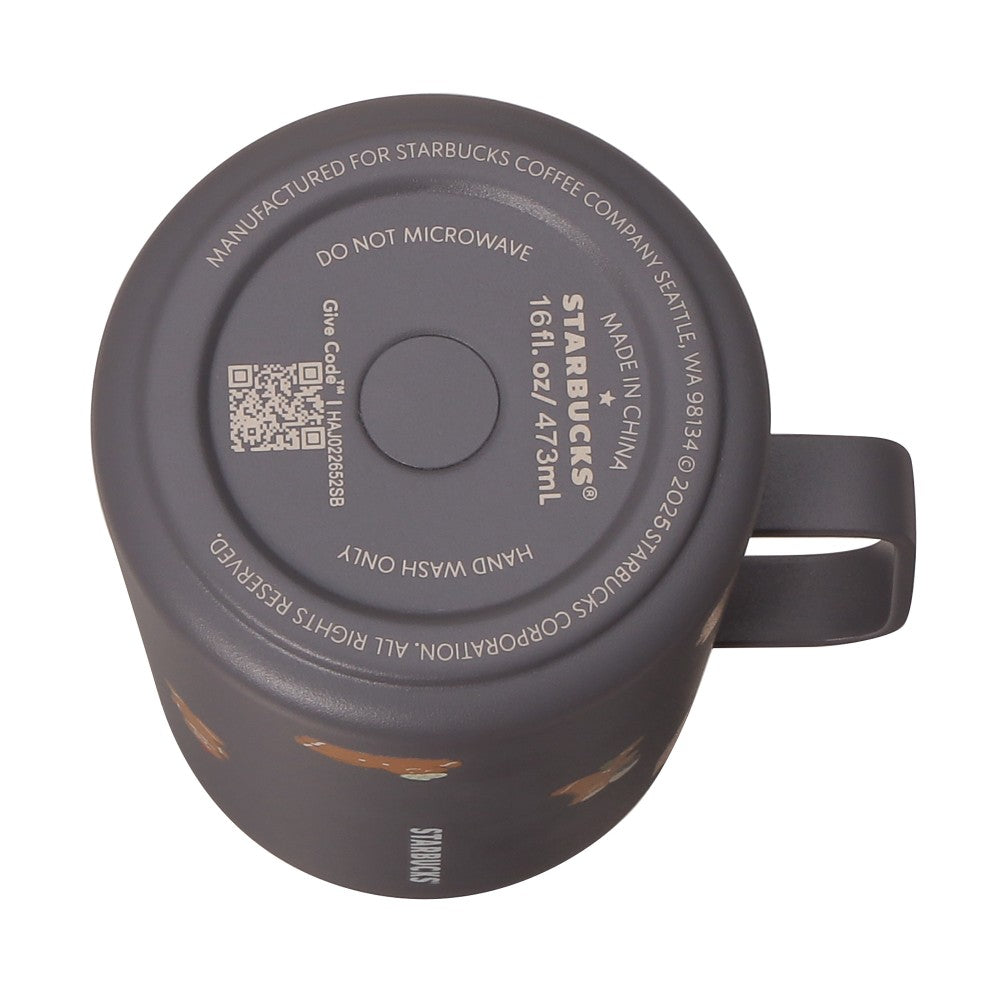 Taza de acero inoxidable MiiR con diseño de hombre de jengibre , 473 ml Holiday Japan 2025