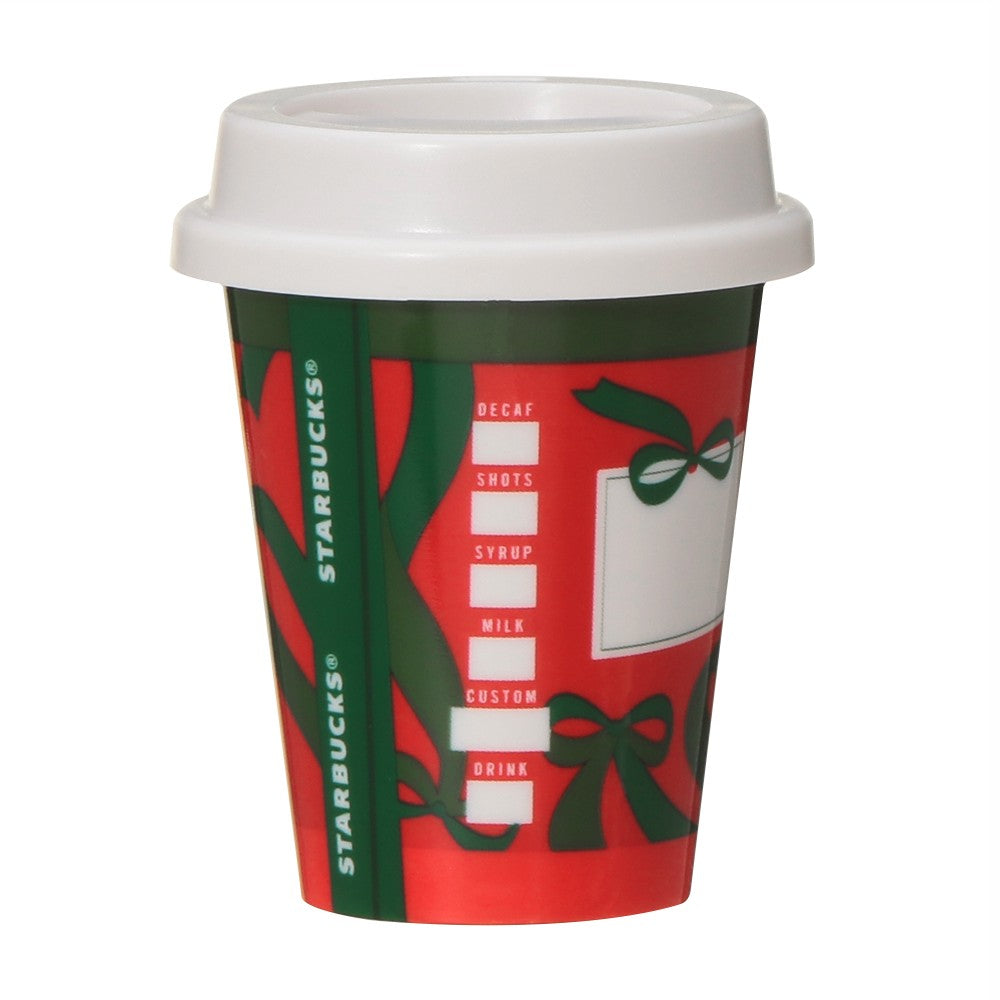 Regalo de mini taza Starbucks para las fiestas de 2025 TAZA ROJA Holiday Japan 2025