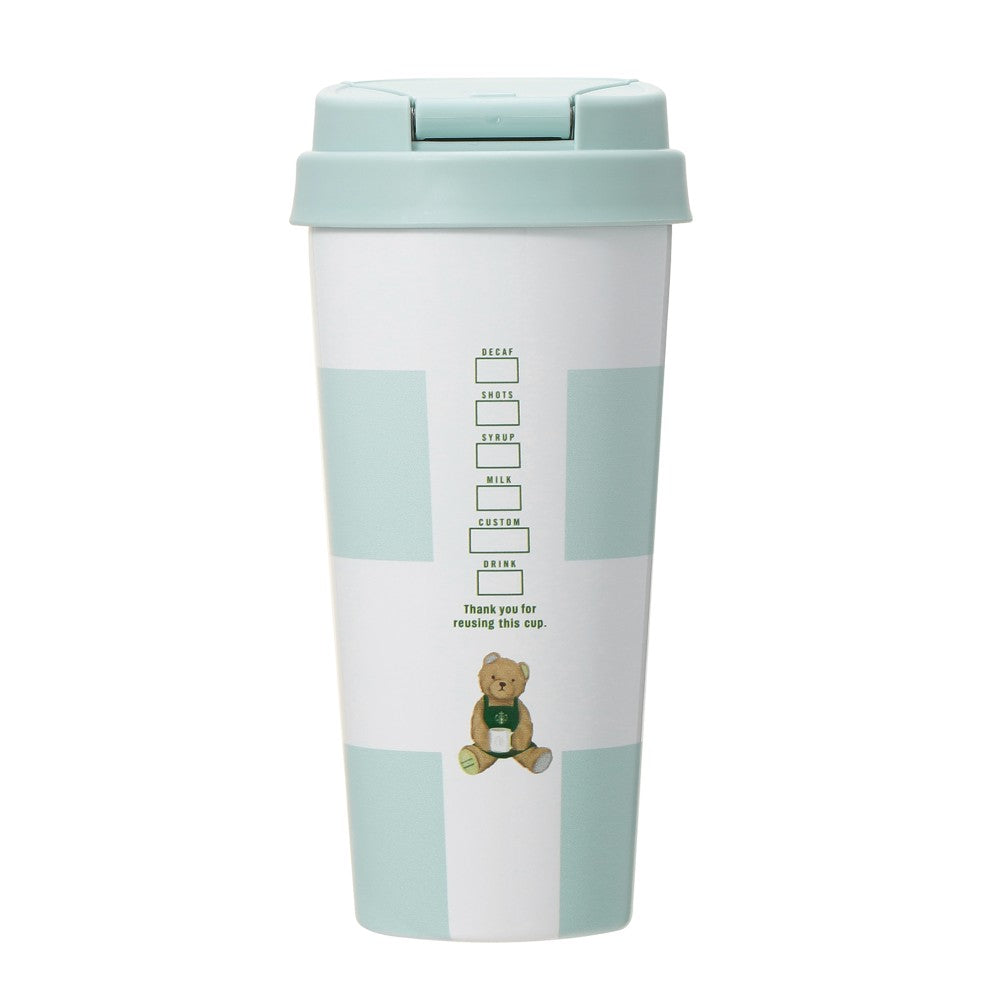 Termo TOGO de acero inoxidable con borde de gelato pique, 473 ml Starbucks Gelato Pique 2025