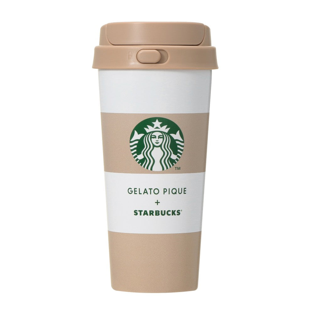 Termo TOGO de acero inoxidable con borde de gelato pique, 473 ml Starbucks Gelato Pique 2025