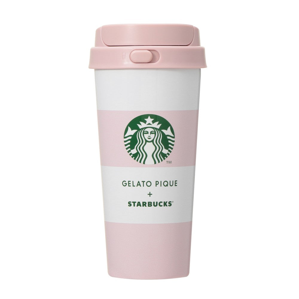 Termo TOGO de acero inoxidable con borde de gelato pique, 473 ml Starbucks Gelato Pique 2025
