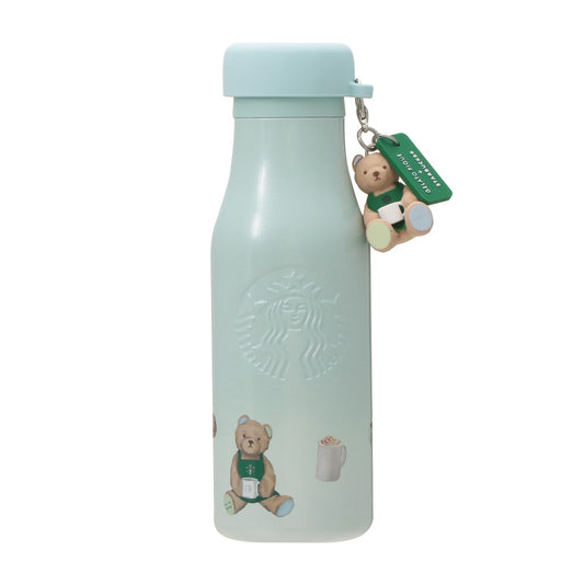 Botella GelAto Piqué de acero inoxidable con tapa y charm Starbucks Gelato Pique 2025