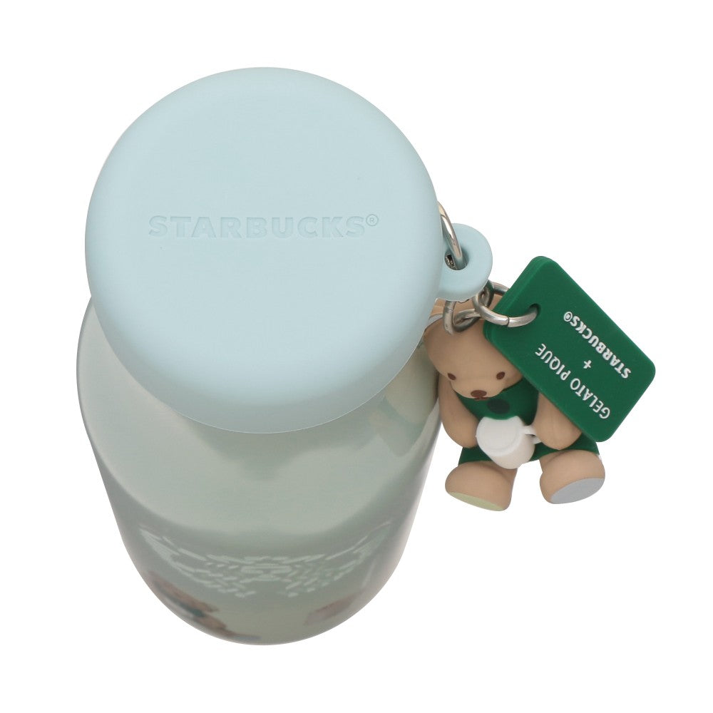 Botella GelAto Piqué de acero inoxidable con tapa y charm Starbucks Gelato Pique 2025