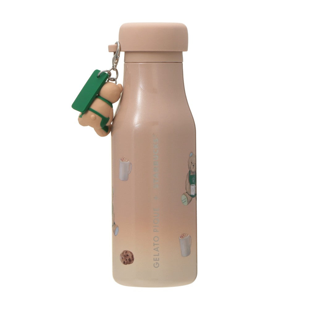 Botella GelAto Piqué de acero inoxidable con tapa y charm Starbucks Gelato Pique 2025