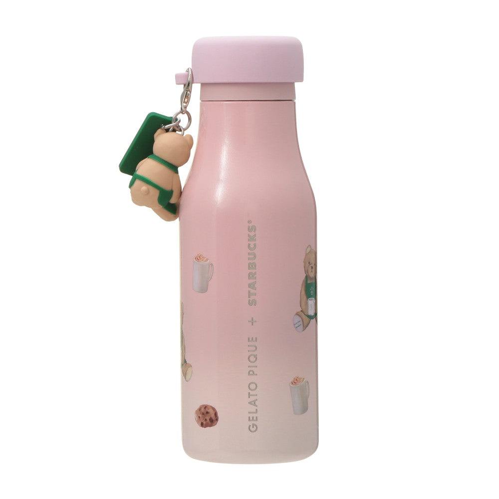 Botella GelAto Piqué de acero inoxidable con tapa y charm Starbucks Gelato Pique 2025